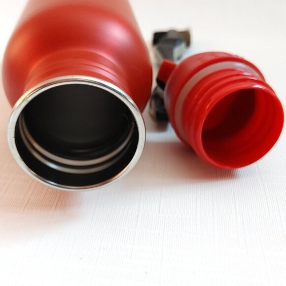 Tim Hortons carabiner Travel Bottle Stainless Steel with Bottle Brush - Picture 4 of 4